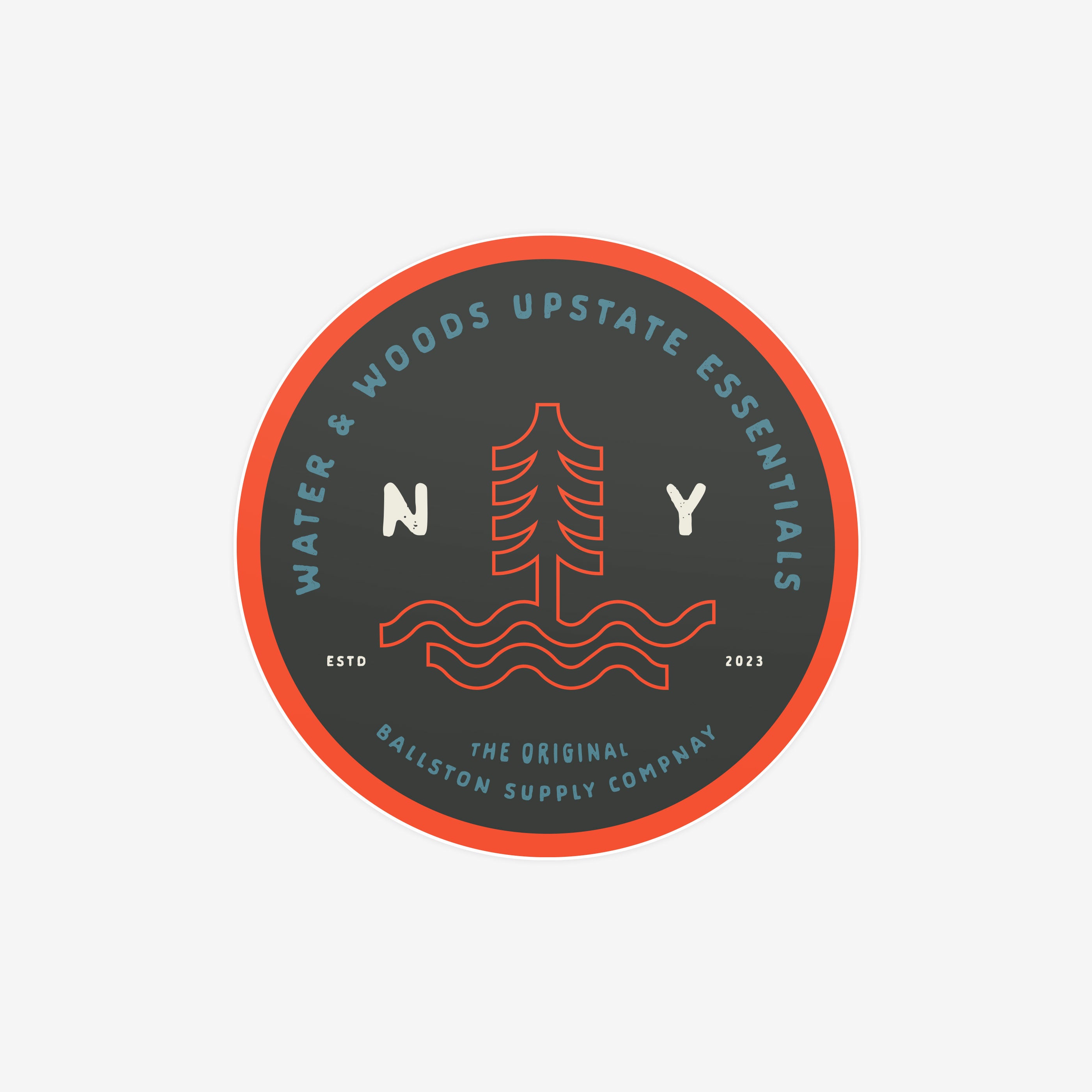 Water & Woods Sticker