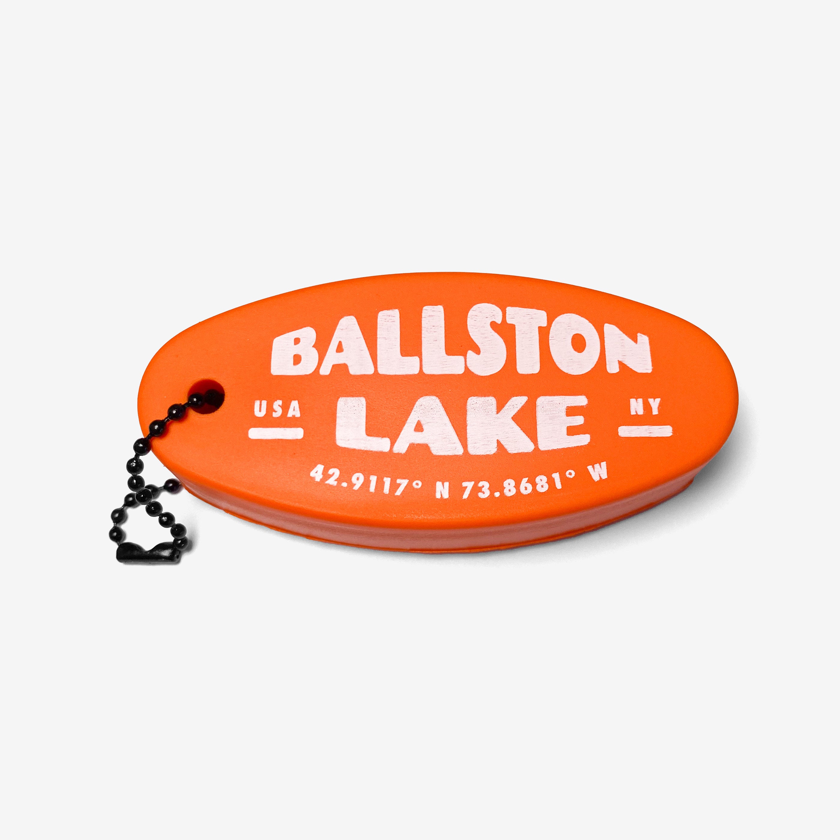 Ballston Lake Float Keychain