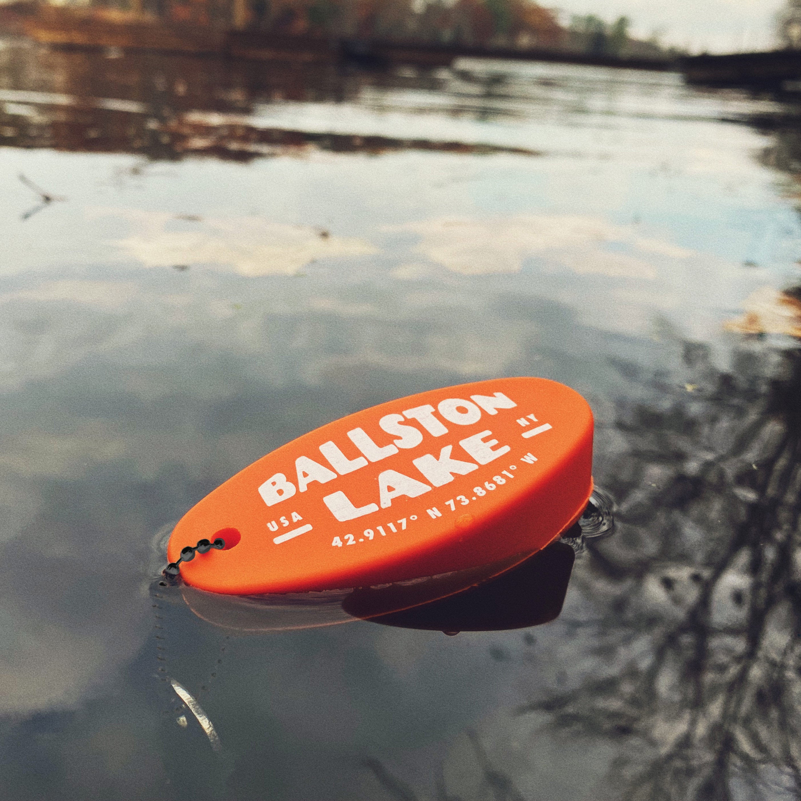 Ballston Lake Float Keychain