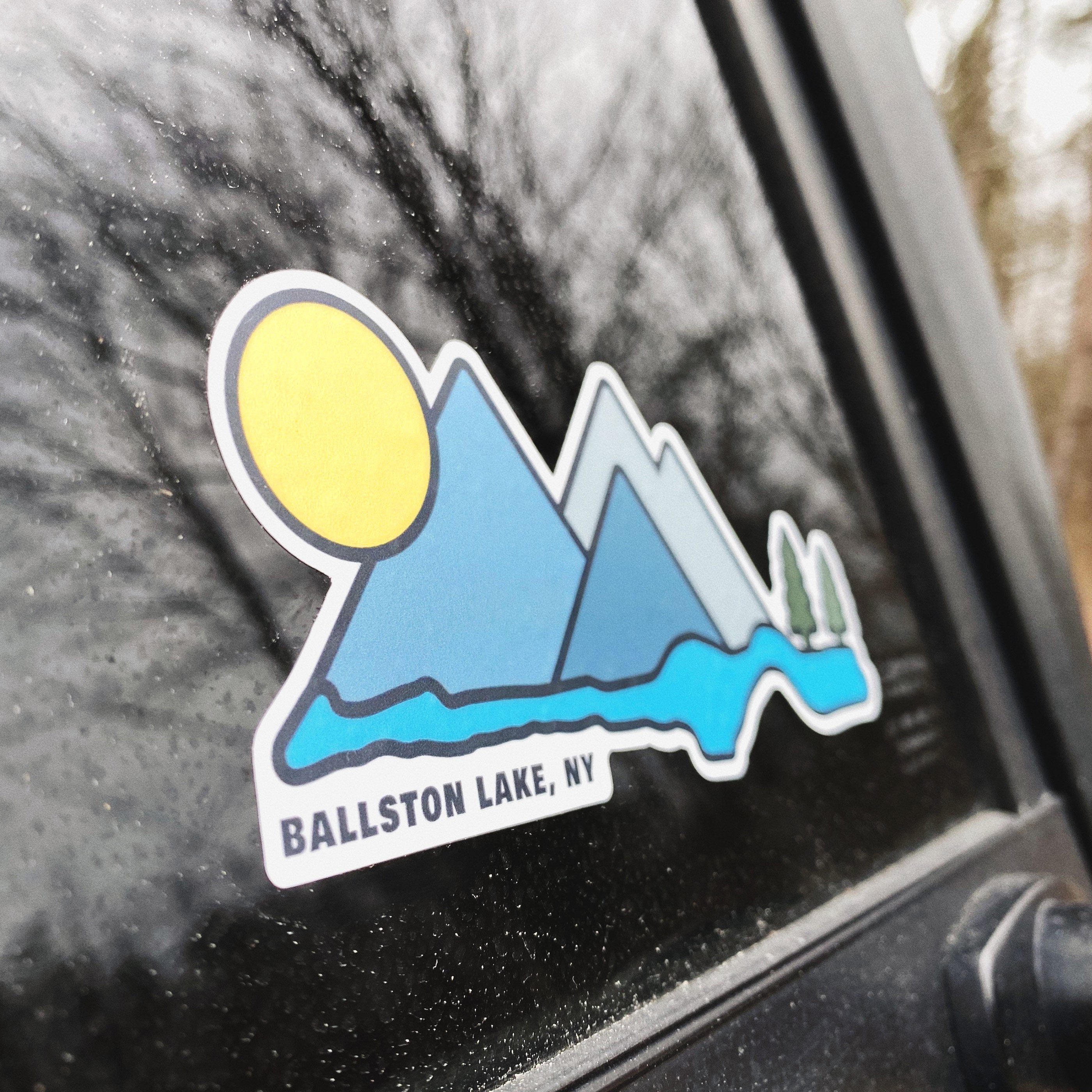 Mountainscape Sticker